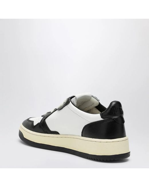 Autry Black Medalist Low/ Leather Sneakers