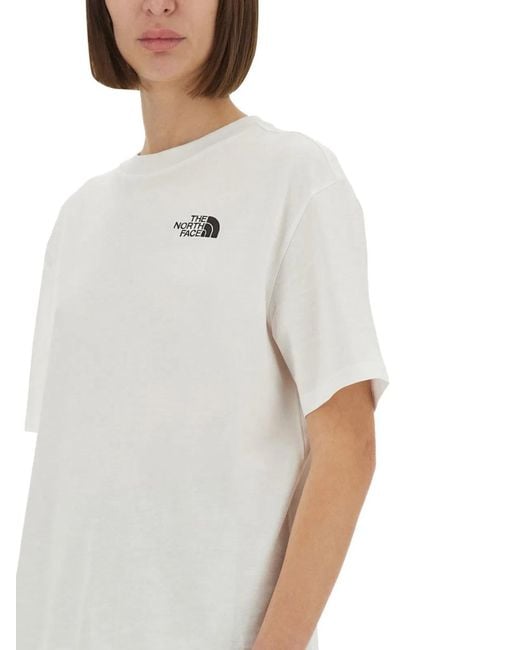 The North Face White "Simple Dome" Oversized T-Shirt