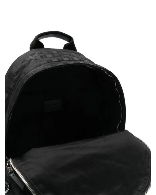 KENZO Black Backpack Walls for men