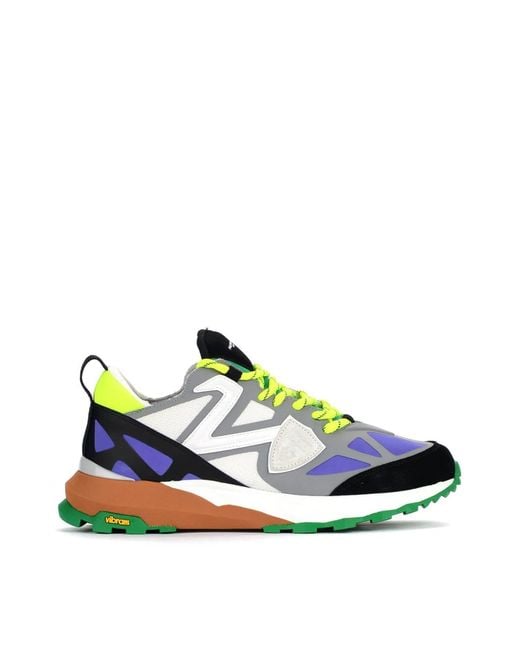 Philippe Model Blue Rockx Low Vibram Sole Sneakers for men