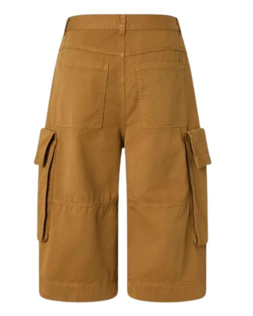 Pinko Natural Cotton Shorts