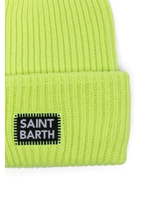 Mc2 Saint Barth Green Berry Knitted Cap for men