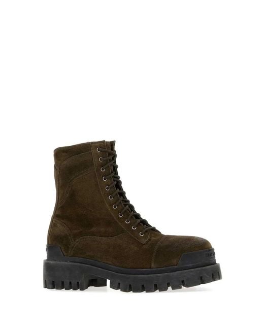 Balenciaga Brown Combat Strike L20 for men