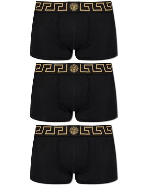 Versace Black Boxer Tri-Pack for men