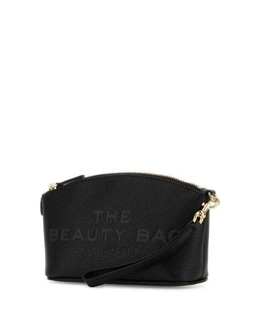 Marc Jacobs Black Leather Zip Fastening Bag