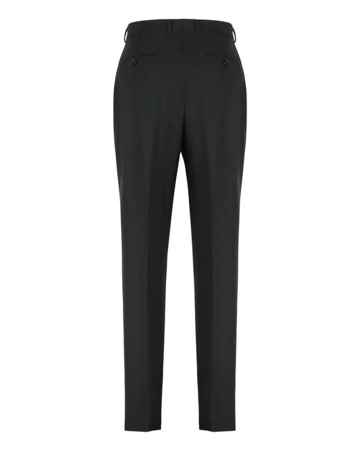 Céline Black Pants Made Of Wool And Mohair for men