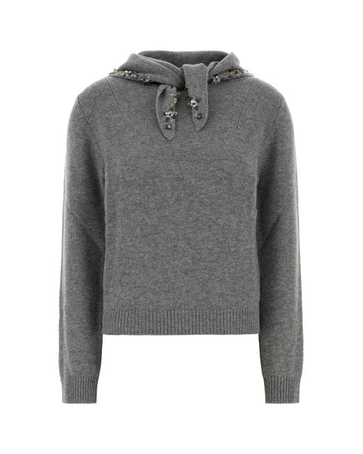 Prada Gray Maglieria