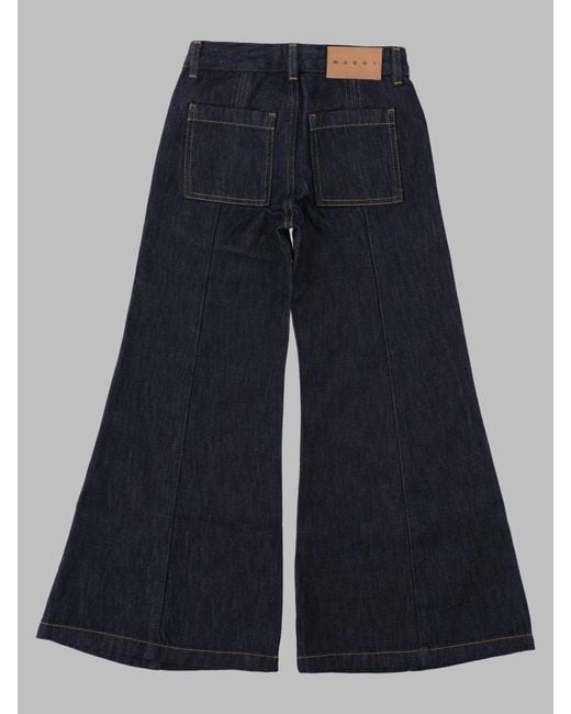 Marni Blue Pantaloni