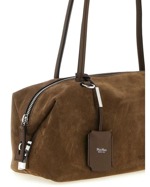 Max Mara Brown Suede Top Case