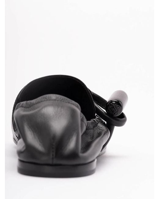 Loewe Gray 'Toggle' Loafers