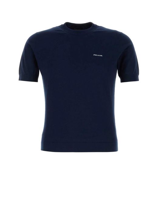 Prada Blue Maglieria for men