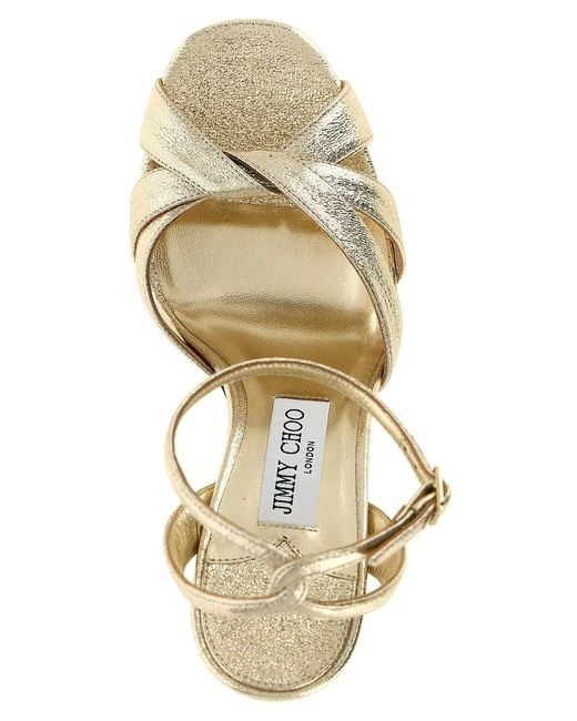Jimmy Choo Metallic 'Kove' Sandals