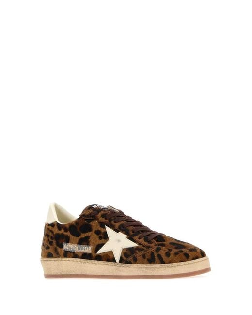 Golden Goose Deluxe Brand Brown Ballstar Horsy Upper Toe And Spur Leather Star And for men
