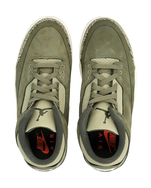 Nike Green 3 Retro "Medium" Sneakers for men