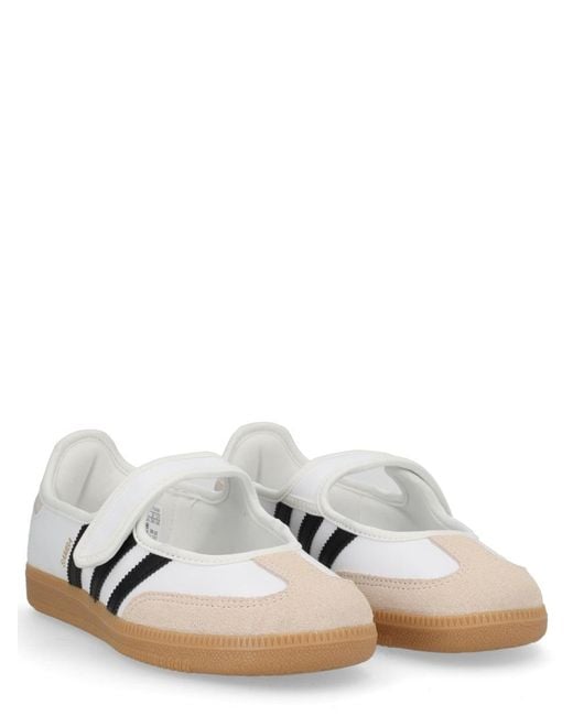 Adidas Originals White "Samba Jane" Sneaker