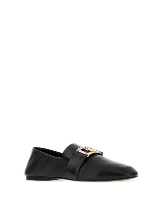 Lanvin Black Slippers Bijou