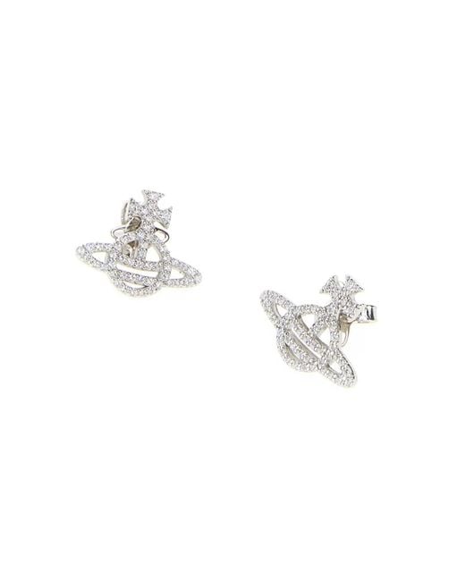 Vivienne Westwood White Calliope Earrings