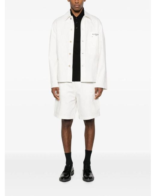 Givenchy White Shorts for men