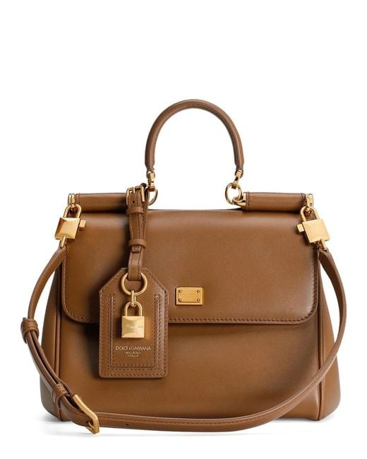 Dolce & Gabbana Brown Dolce & Gabbana My Sicily Small Handbag