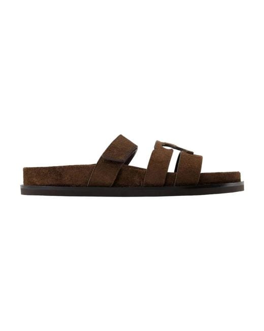Tory Burch Brown Ines Sandals