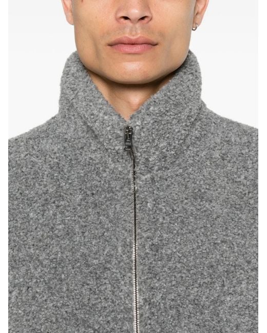 Herno Gray High Neck Sleeveless for men