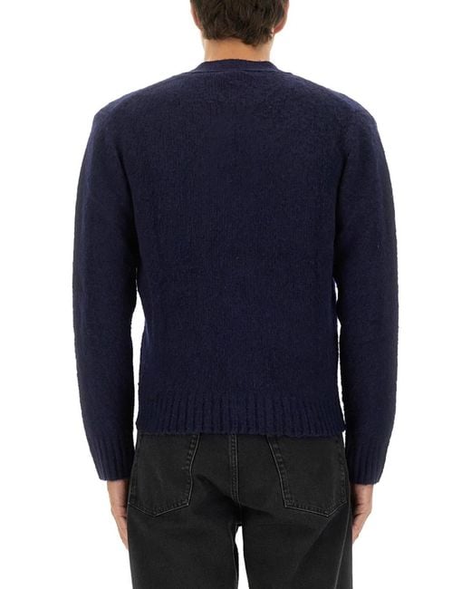 Aspesi Blue Cardigan for men