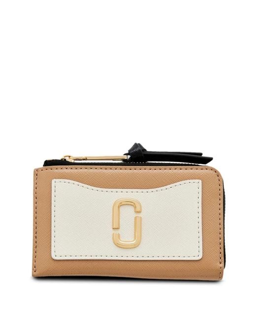 Marc Jacobs White The Utility Snapshot Top Zip Multi Wallet