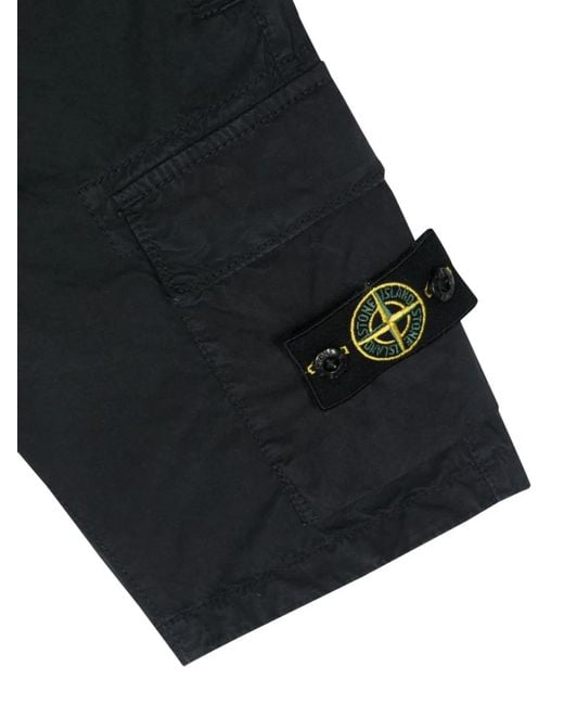 Stone Island White Bermuda Regular