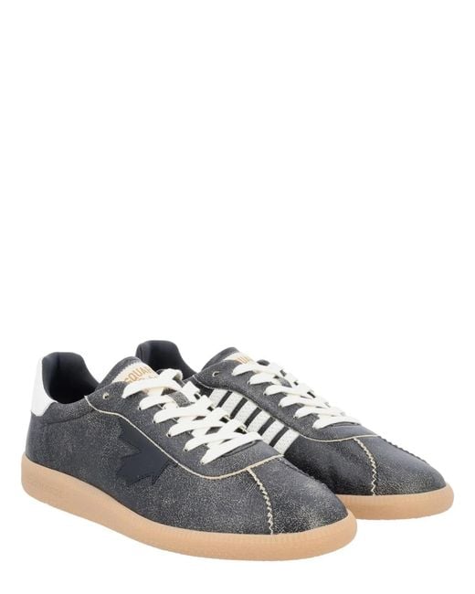 DSquared² Black Sneaker Rebels for men