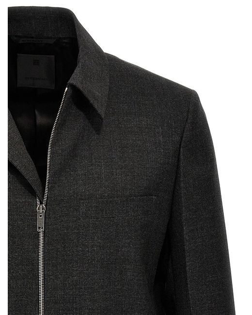 Givenchy Black Structured Blouson for men