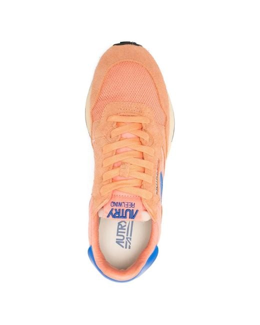 Autry Pink Reelwind Low Sneakers for men