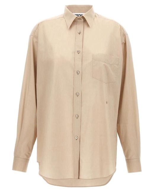 Moschino Natural Cotton Shirt