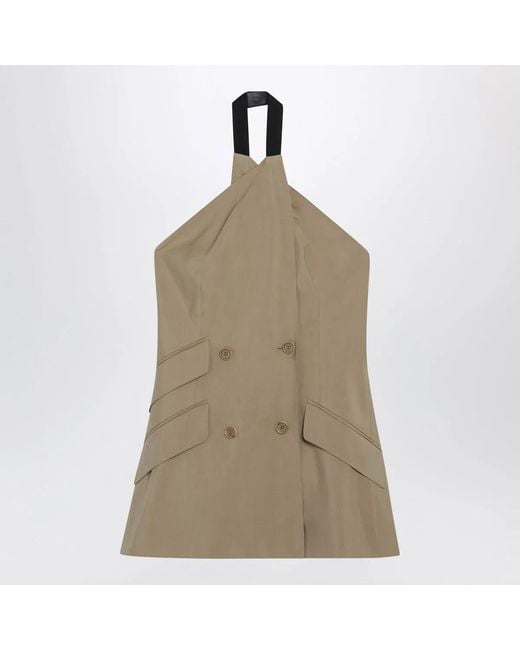 Max Mara Natural Sleeveless Jacket