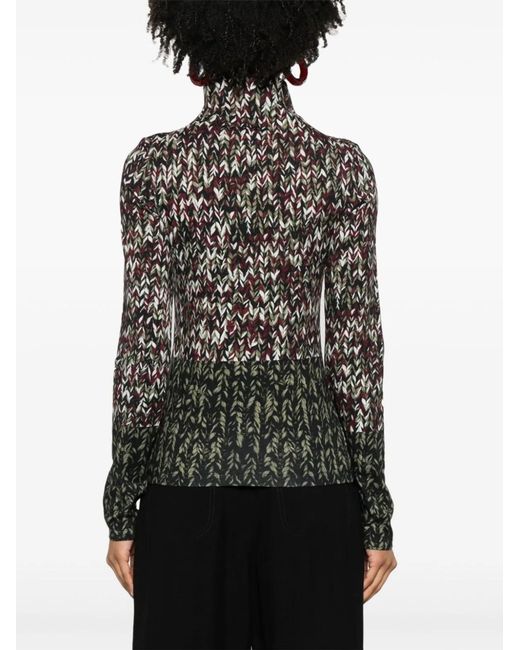 Loewe Black Jersey Turtleneck Sweater
