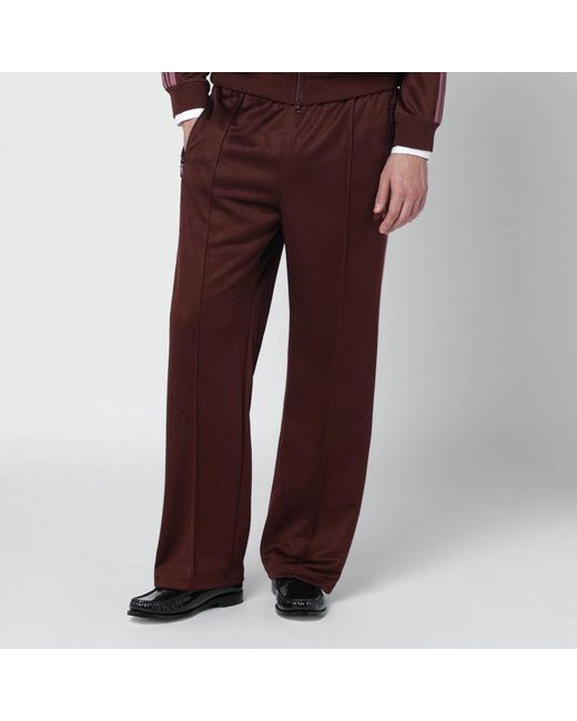 Needles Red Antique-Rose Jogging Pants for men