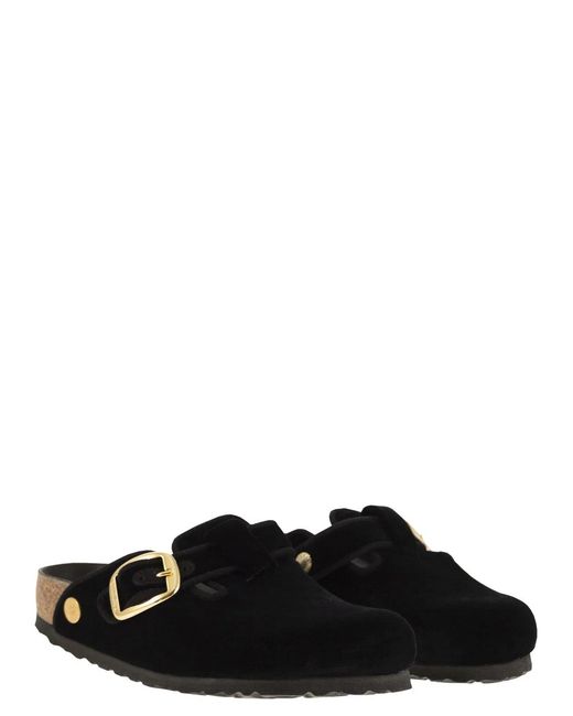 Birkenstock Black Boston Big Buckle