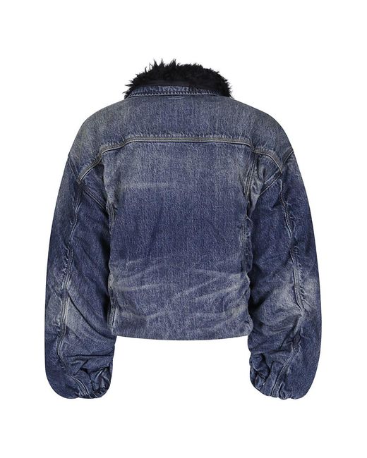 DIESEL Blue Denim Cotton Jacket