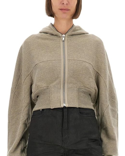 Rick Owens Gray "Gimp Collage" Sweatshirt