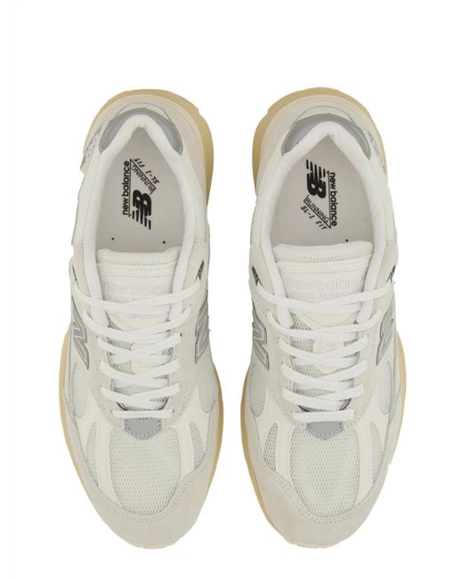 New Balance White Sneaker U991