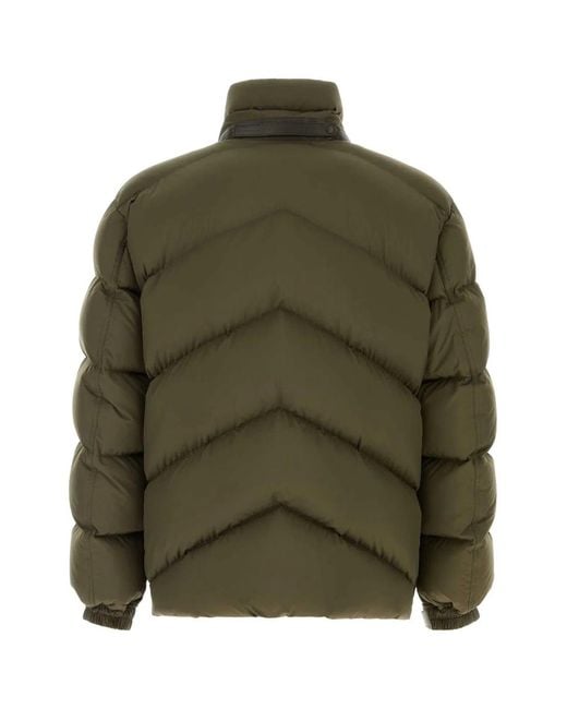 Tom Ford Green Ultralight Microfiber Down Puffer Jacket for men