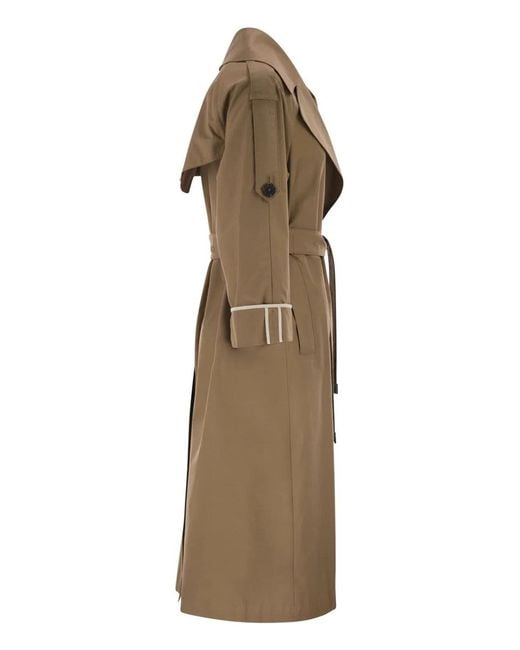 Max Mara Natural Utrench Trench Coat With Belt And Buttons