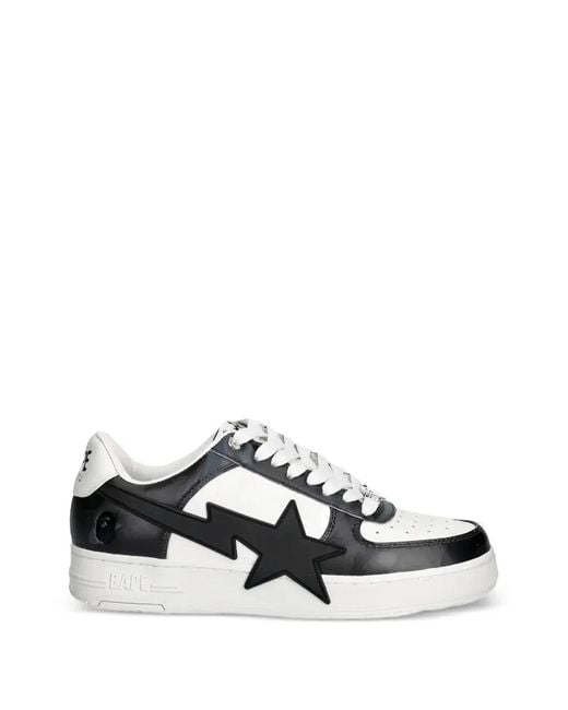 A Bathing Ape White Sta #1 M2" Sneakers
