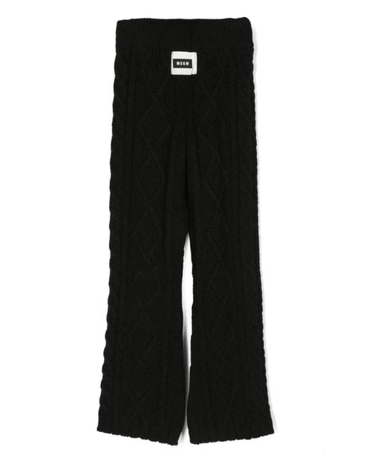 MSGM Black Pants