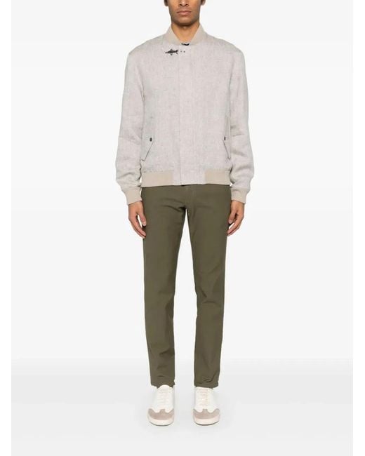 Fay White Linen Jacket for men