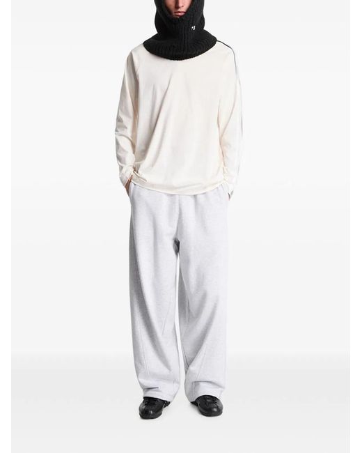 Y-3 White Cotton T-Shirt for men