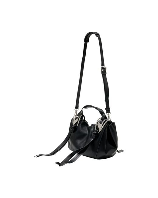 DIESEL Black Polyurethane Shoulder Bag