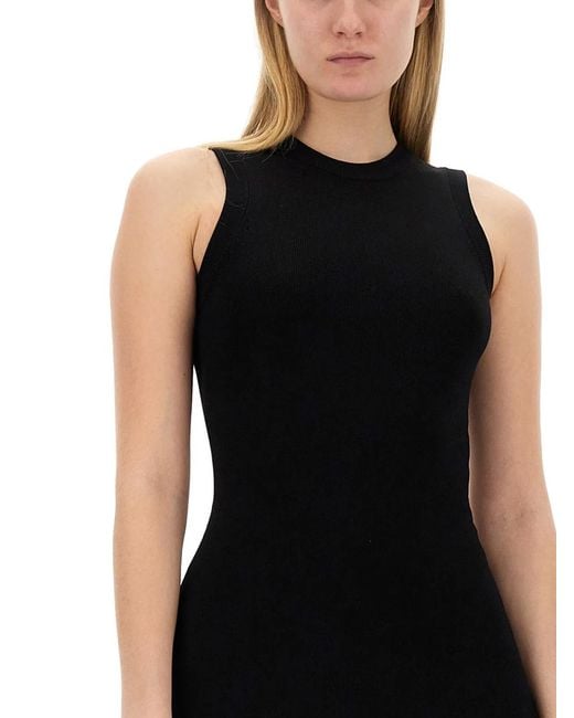 Moschino Couture Black Buttoned Dress