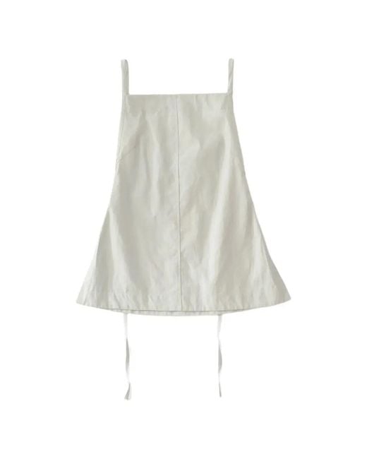 Studio Nicholson White "Apron" Top