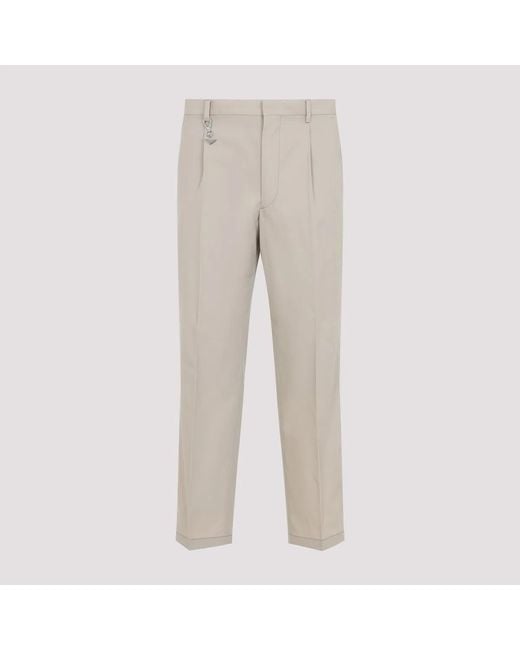 Prada Gray Pantaloni for men