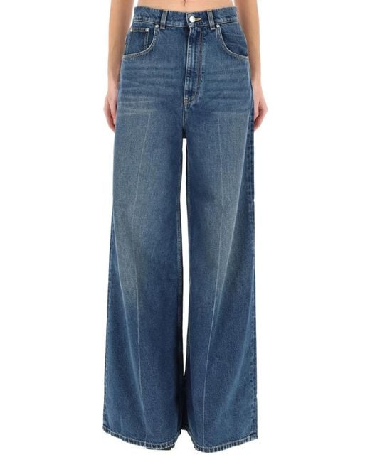 Stella McCartney Blue High Waist Jeans